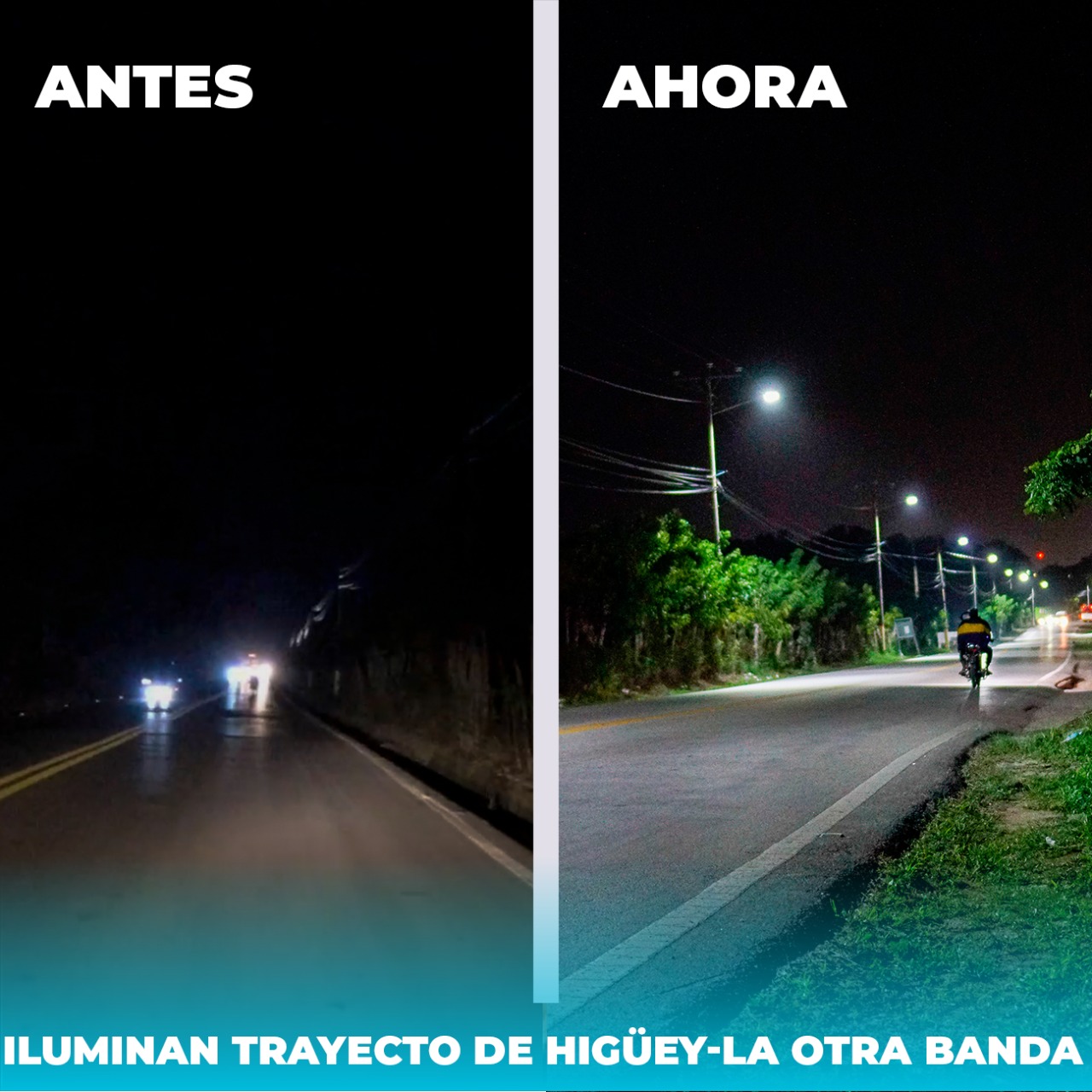 AIB Ilumina Tramo Entre Higüey y La Otra Banda