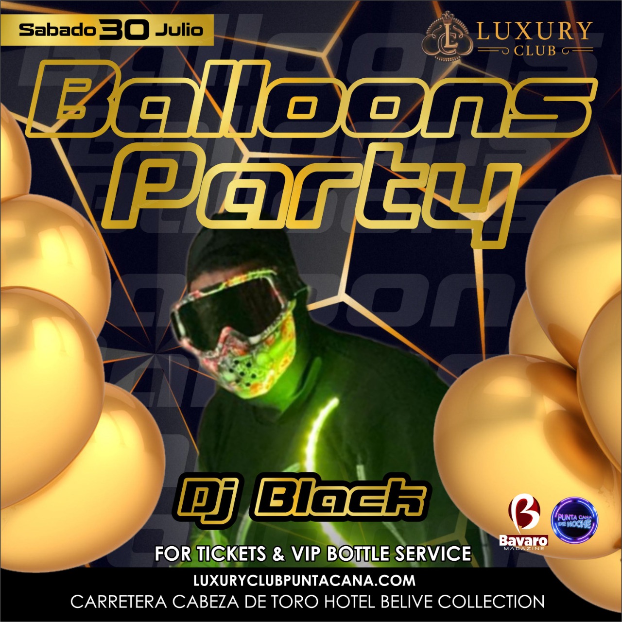 Ballons Party se prende hoy 30 de julio en Luxury Club Punta Cana