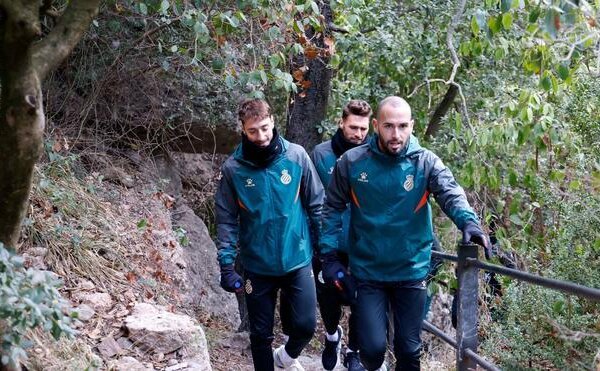 El Espanyol tuvo un entrenamiento diferente