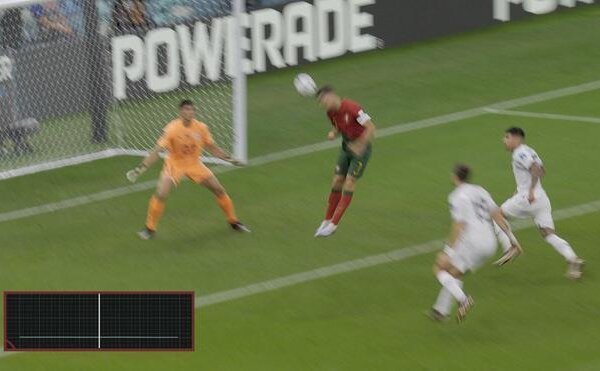 Se demuestra que Ronaldo no tocó el balón en el gol de Portugal