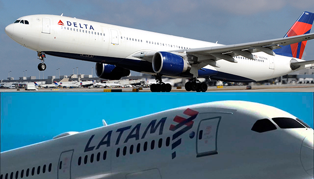 Delta-Latam: lanzan ofensiva de vuelos entre USA y Sudamérica