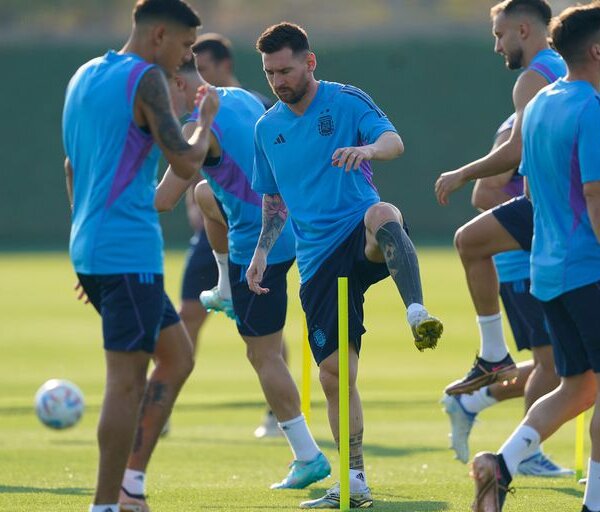 La selección argentina, en vivo: así se preparan para enfrentar a México