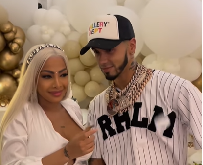 Yailin reaparece celebrando revelación de sexo de su embarazo junto Anuel