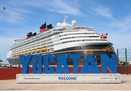 Crucero Disney Magic atraca en Yucatán por primera vez en 20 años