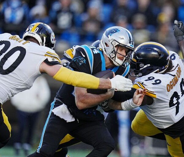 Steelers golpean esperanzas de playoffs de Panthers