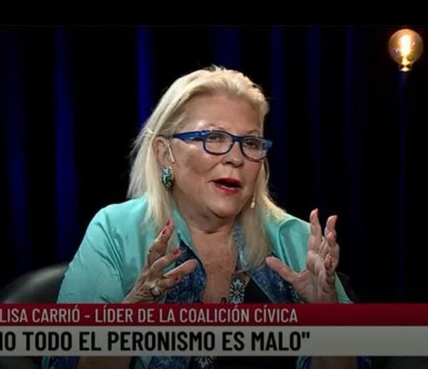 Elisa Carrió: “Cristina Kirchner y Mauricio Macri ya fueron”