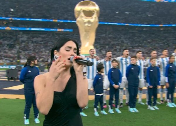 Mundial Qatar 2022: así se vivió el Himno Nacional antes de la final Argentina-Francia