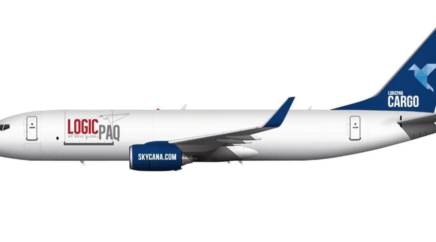 Sky Cana y Logic Paq reciben el primer Boeing 737-800F de carga