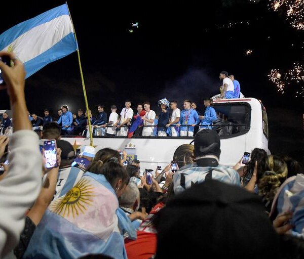 Al menos 31 heridos y nueve detenidos durante la celebración por la Copa del Mundo en Buenos Aires