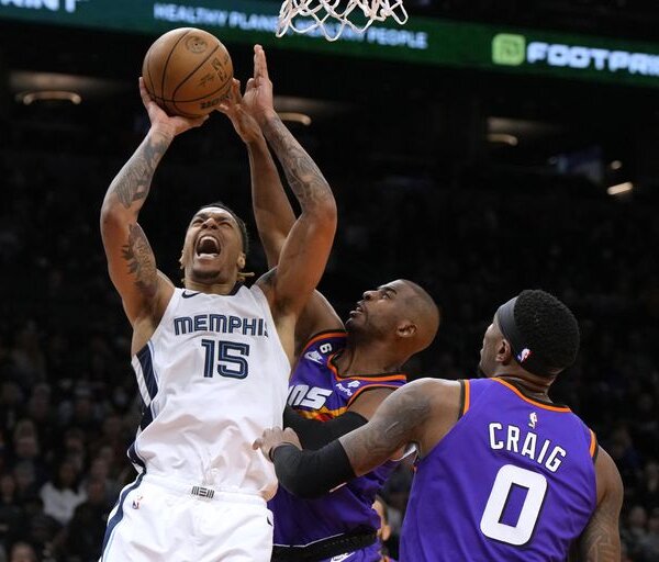 Grizzlies ganan 125-100 a Suns; Jackson Jr. logra 24 puntos