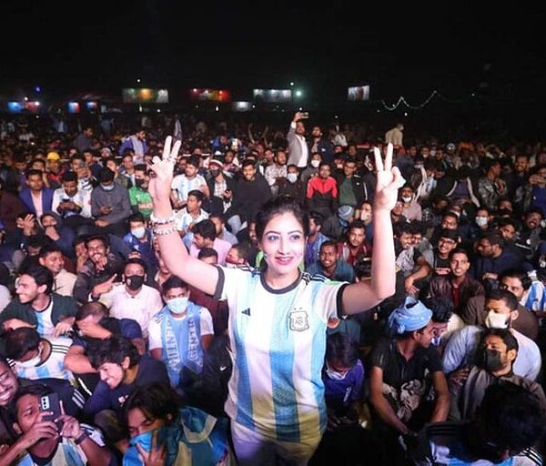 Argentina campeón del Mundial de Qatar: lleno de fanáticos, Bangladesh es una fiesta tras el triunfo de la Selección