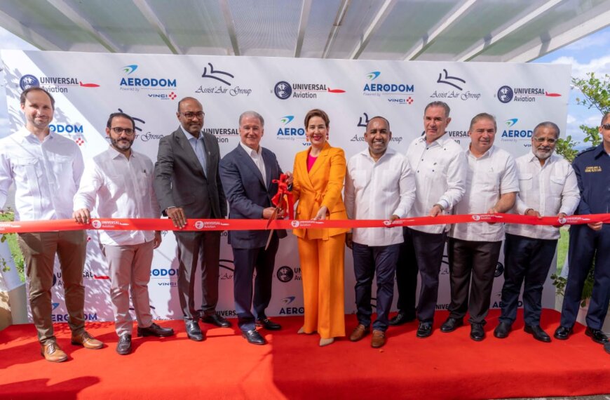 Universal Aviation inaugura terminal de vuelos ejecutivos en el aeropuerto La Isabela