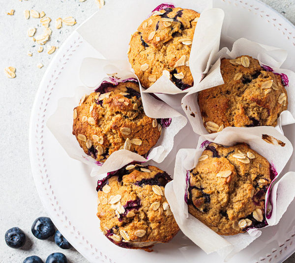 Cómo hacer Muffins de avena saludables, fáciles y rápidos