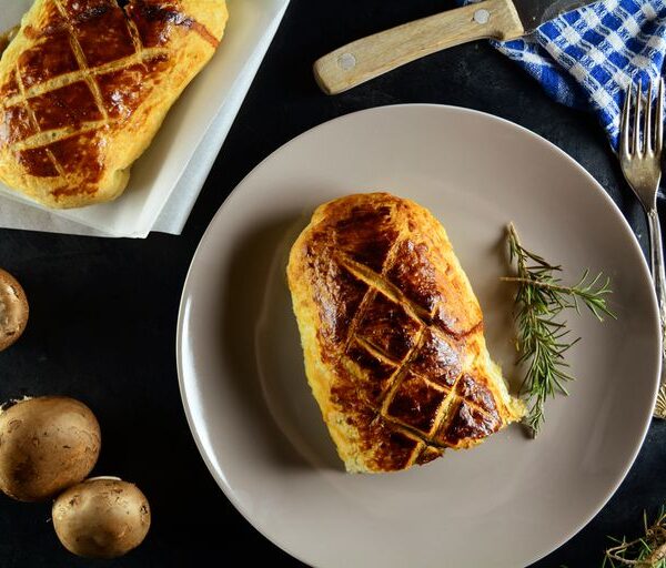 Solomillo vegano de champiñones y castañas