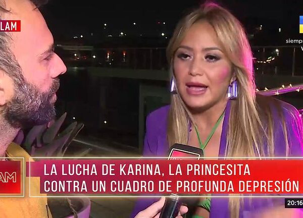 Karina La Princesita sobre la depresión: “No me curé de esto, sigo mal”