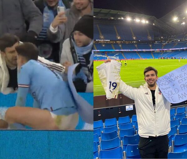 La curiosa historia del hincha de River que se quedó con el short de Julián Álvarez y su encuentro en Liverpool