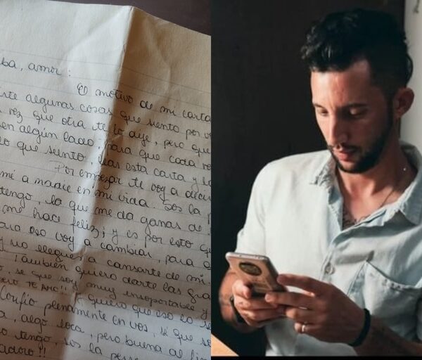 Encontró una carta de su primera novia, la publicó en Twitter y recibió la respuesta menos pensada: “Fue muy loco”