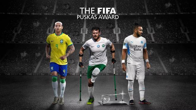 Premio Puskas: El amputado Oleksy competirá con Richarlison y Payet