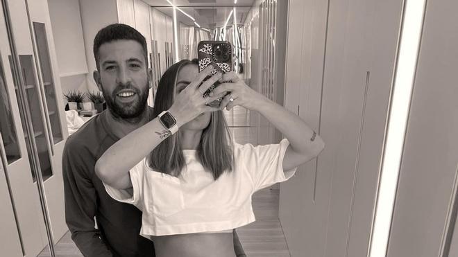 Jordi Alba y Romarey Ventura esperan a su tercer hijo