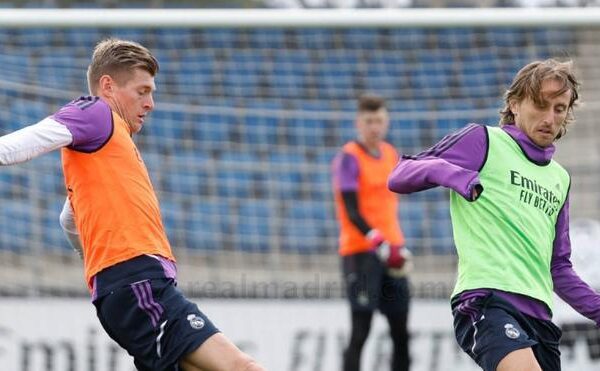Mendy, Alaba y Rodrygo, ausentes en el entrenamiento del Real Madrid