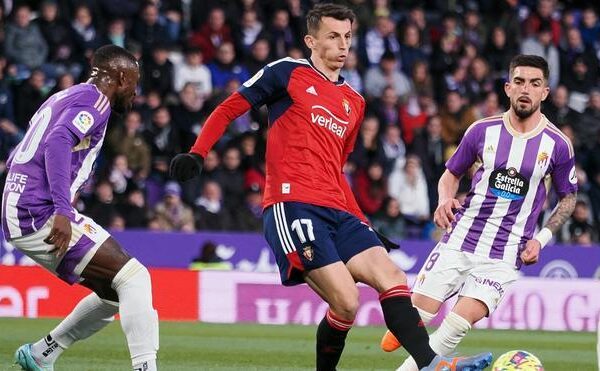 Máxima intensidad entre Valladolid y Osasuna