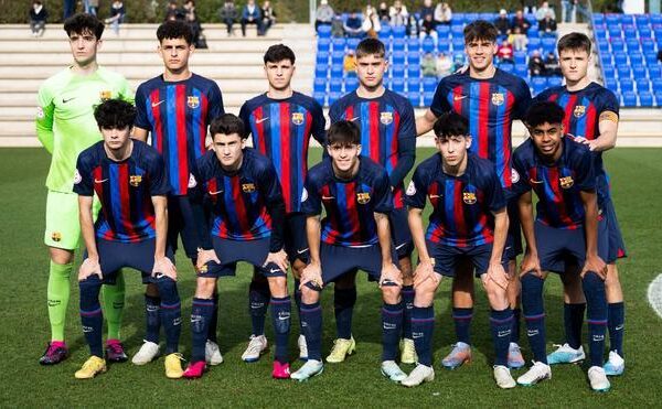 El Barcelona juvenil sigue líder con una jornada menos por jugar