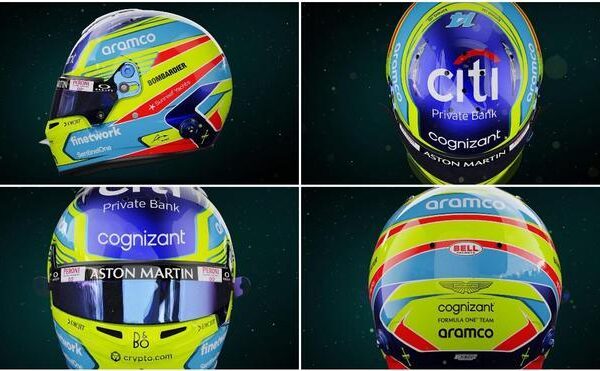 OFICIAL: Fernando Alonso anuncia el diseño definitivo de su casco para 2023