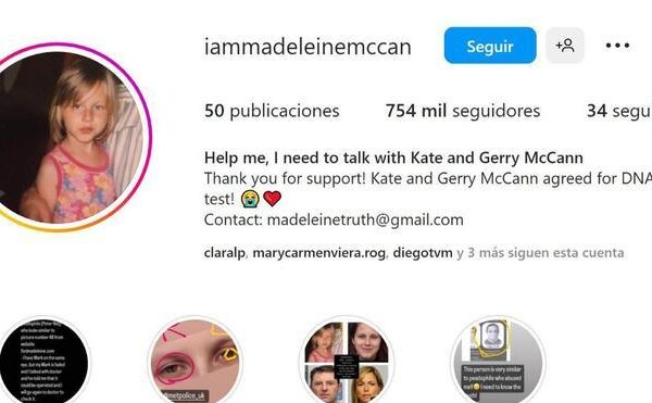 La joven polaca que cree ser Madeleine da las gracias porque los McCann aceptan hacerse la prueba de ADN