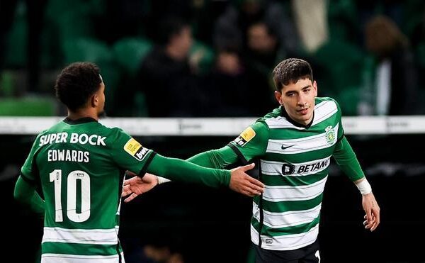 Bellerín se estrena como goleador con el Sporting
