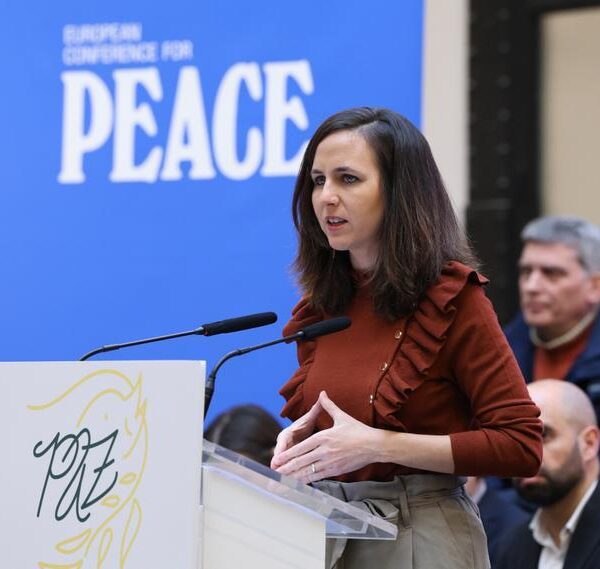 Belarra compara la guerra con el machismo por la “dominación del hombre”