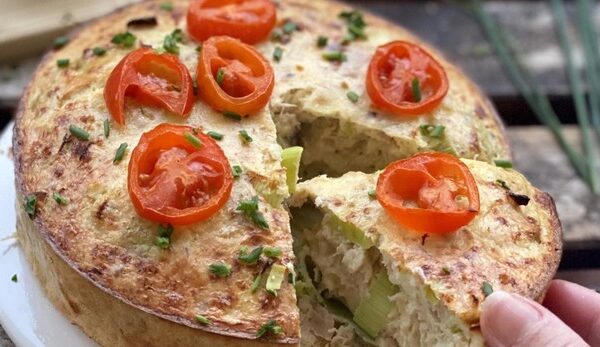 Quiche de puerros, atún y queso: delicia nutritiva para cuidar y cuidarse