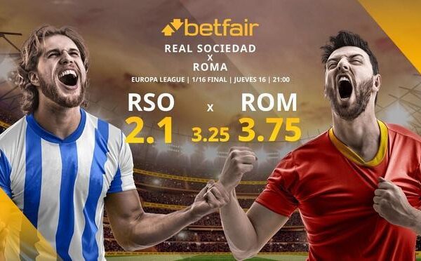 Real Sociedad vs. AS Roma: alineaciones, horario, TV, estadísticas y pronósticos