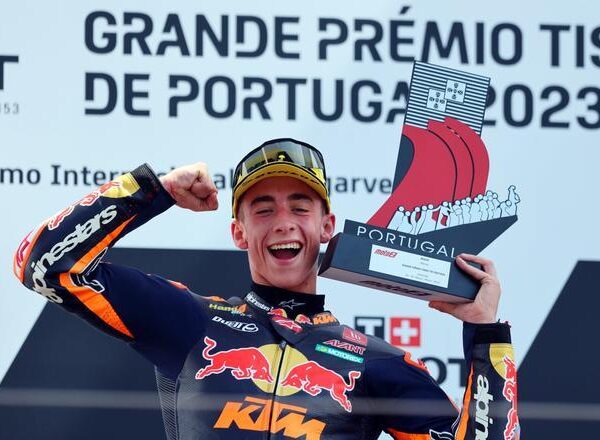 Pedro Acosta, ganador de Moto2 2023 en el circuito de Portimao