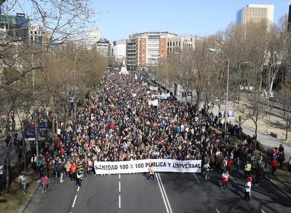 Madrid vuelve a las calles para defender la sanidad pública