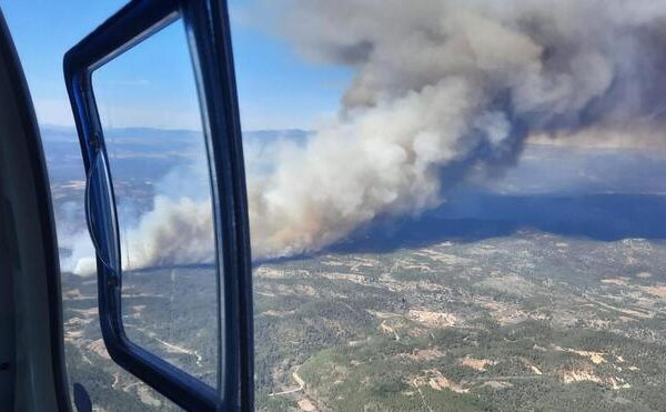 El incendio de Castellón visto desde el espacio: el antes y el después de la zona afectada del Alto Mijares