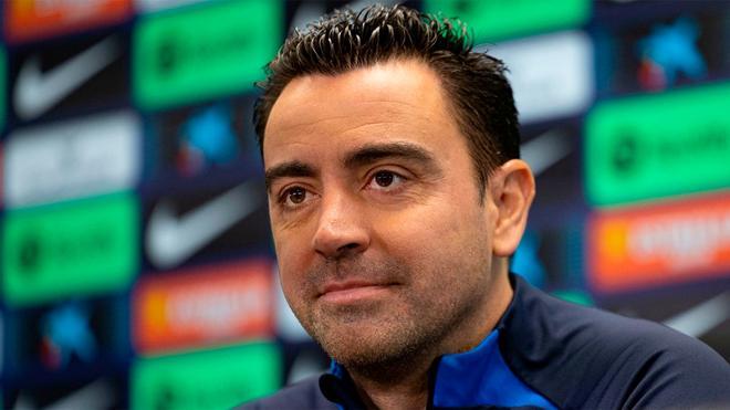 Rueda de prensa de Xavi previa al partido contra el Valencia, en directo