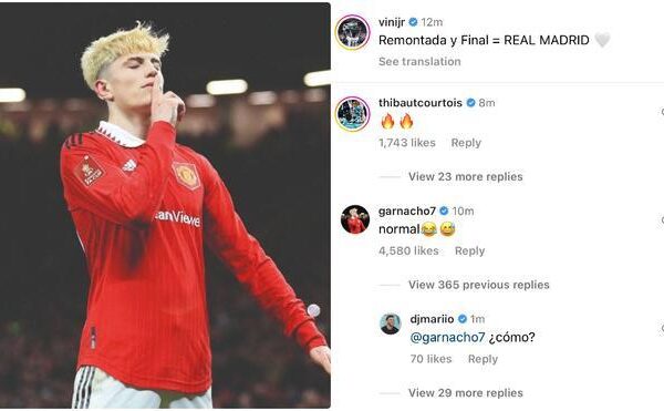 Garnacho vuelve a burlarse del Barça