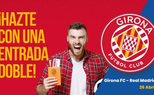 Sorteamos tres entradas dobles para el partido Girona FC – Real Madrid
