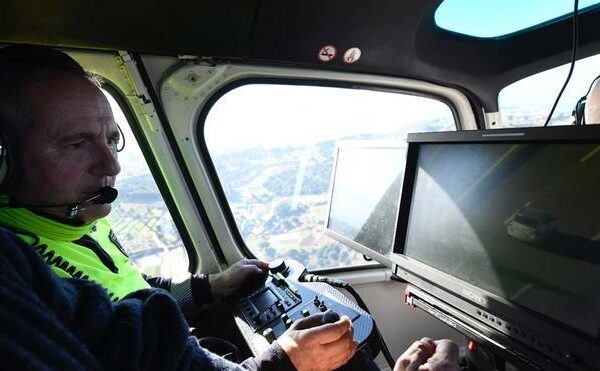 Radar aéreo: así funciona el helicóptero de la DGT