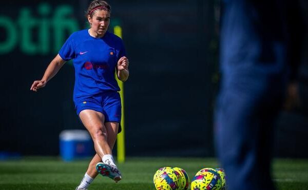 Mariona vuelve a entrenar