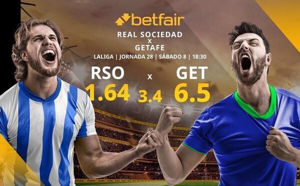 Real Sociedad vs. Getafe CF: alineaciones, horario, TV, estadísticas y pronósticos