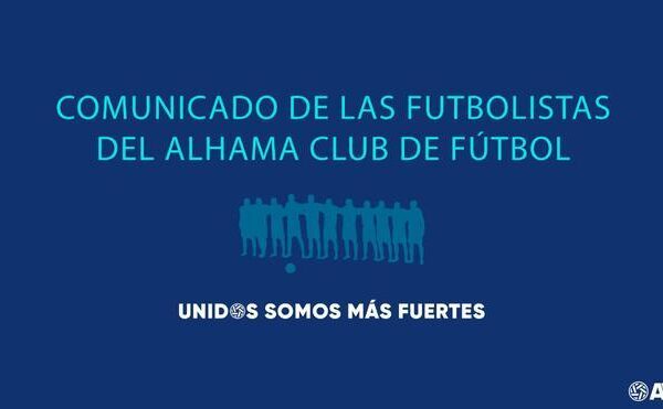 17 futbolistas del Alhama niegan un trato vejatorio de su entrenador en un comunicado