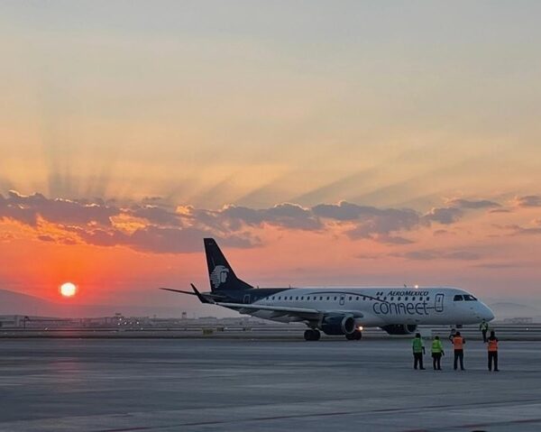 Aeroméxico cancela una ruta en el AIFA y mantiene otra con baja ocupación
