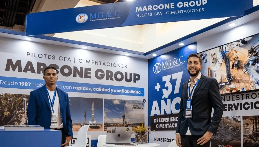Marcone Group destaca innovación y experiencia en cimentaciones durante entrevista en Construexpo 2026 